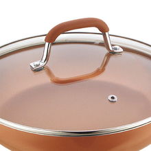 小助手26cm精彩合金不粘電磁爐通用復底盒裝煎鍋煎鍋產(chǎn)品圖片5 it168